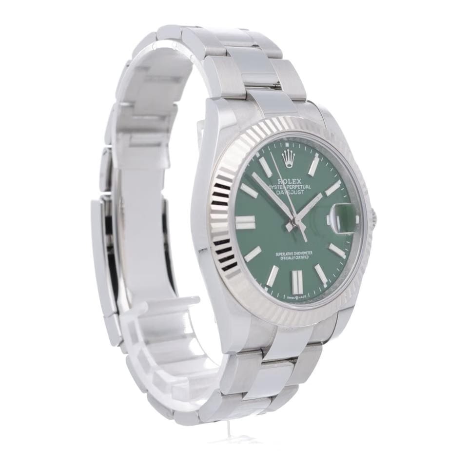 Rolex | Datejust | 126334-0027 | Gold/Steel | 41 mm | Steel | White | Automatic