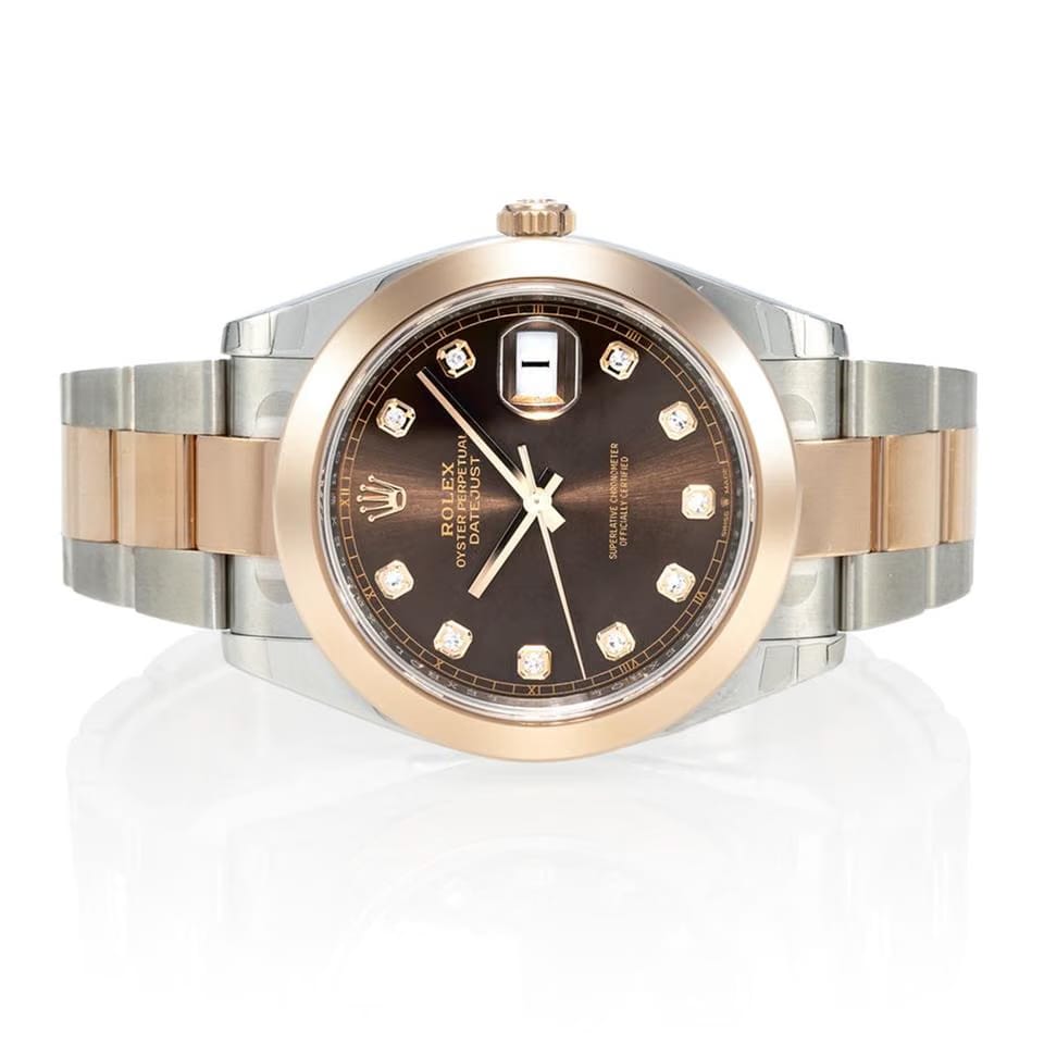 Rolex | Datejust | 126301 | Steel | 41 mm | Gold/Steel | Brown | Automatic