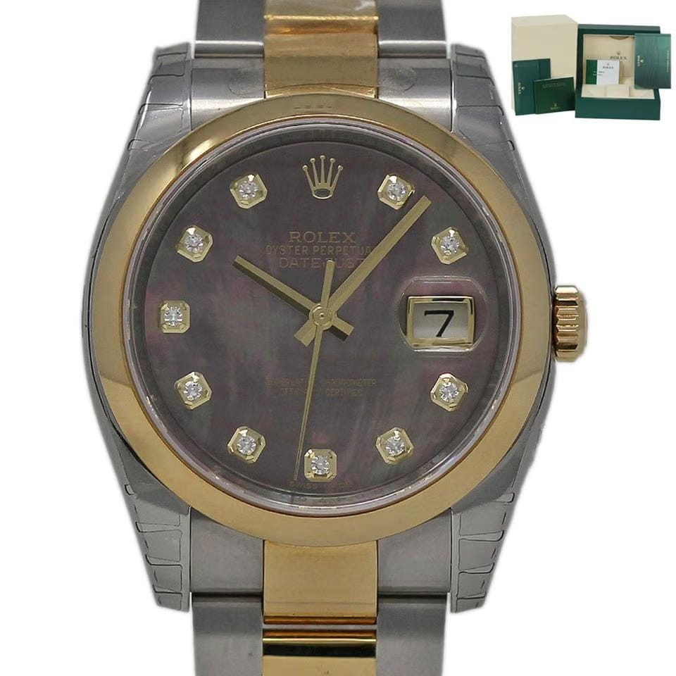 Rolex | Datejust | 116203 | Steel | 36 mm | Gold/Steel | Mother of pearl | Automatic