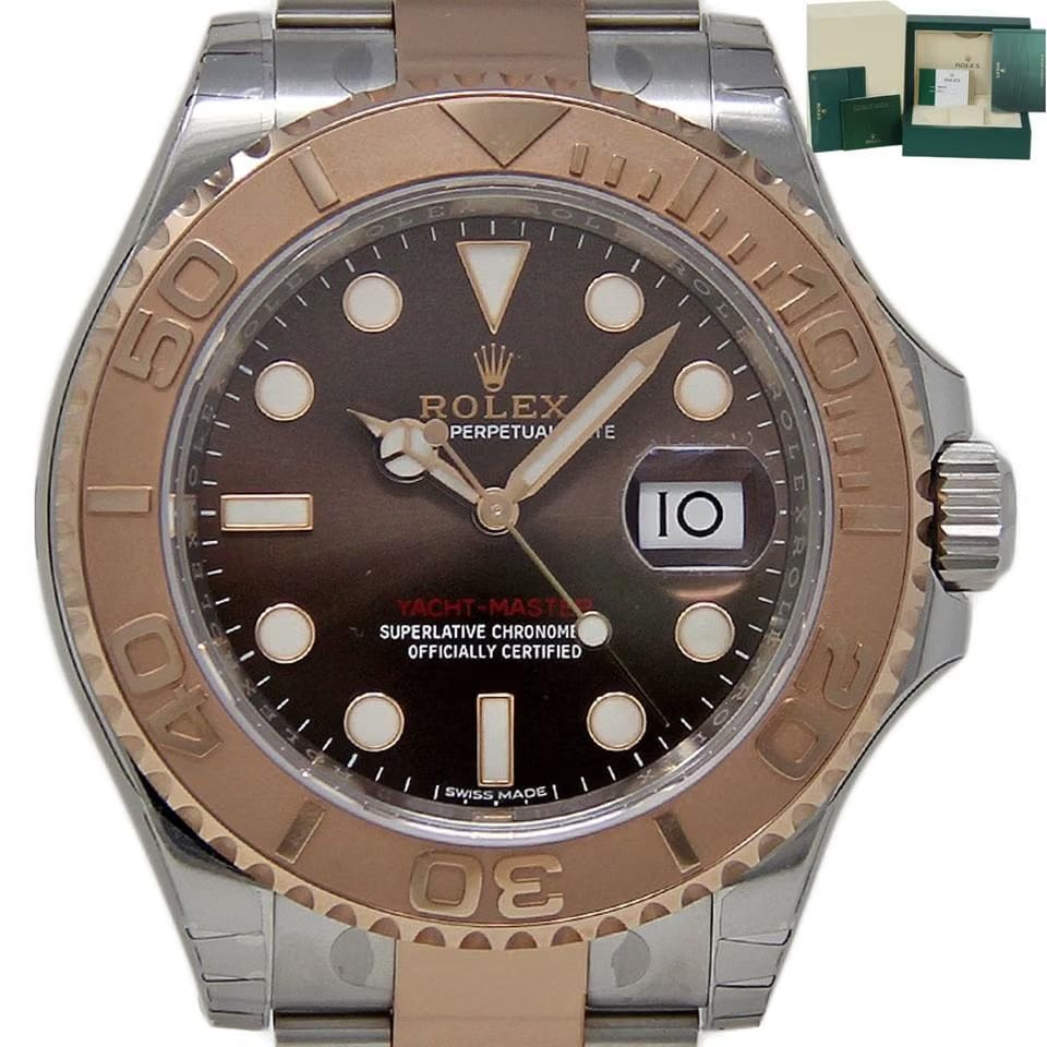 Rolex | Yacht-Master | 116621 | Steel | 40 mm | Gold/Steel | Brown | Automatic