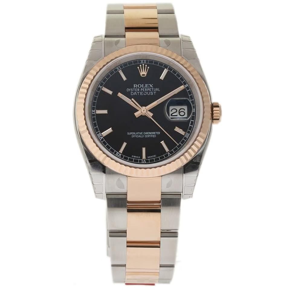 Rolex | Datejust | 116231 | Steel | 36 mm | Gold/Steel | Black | Automatic
