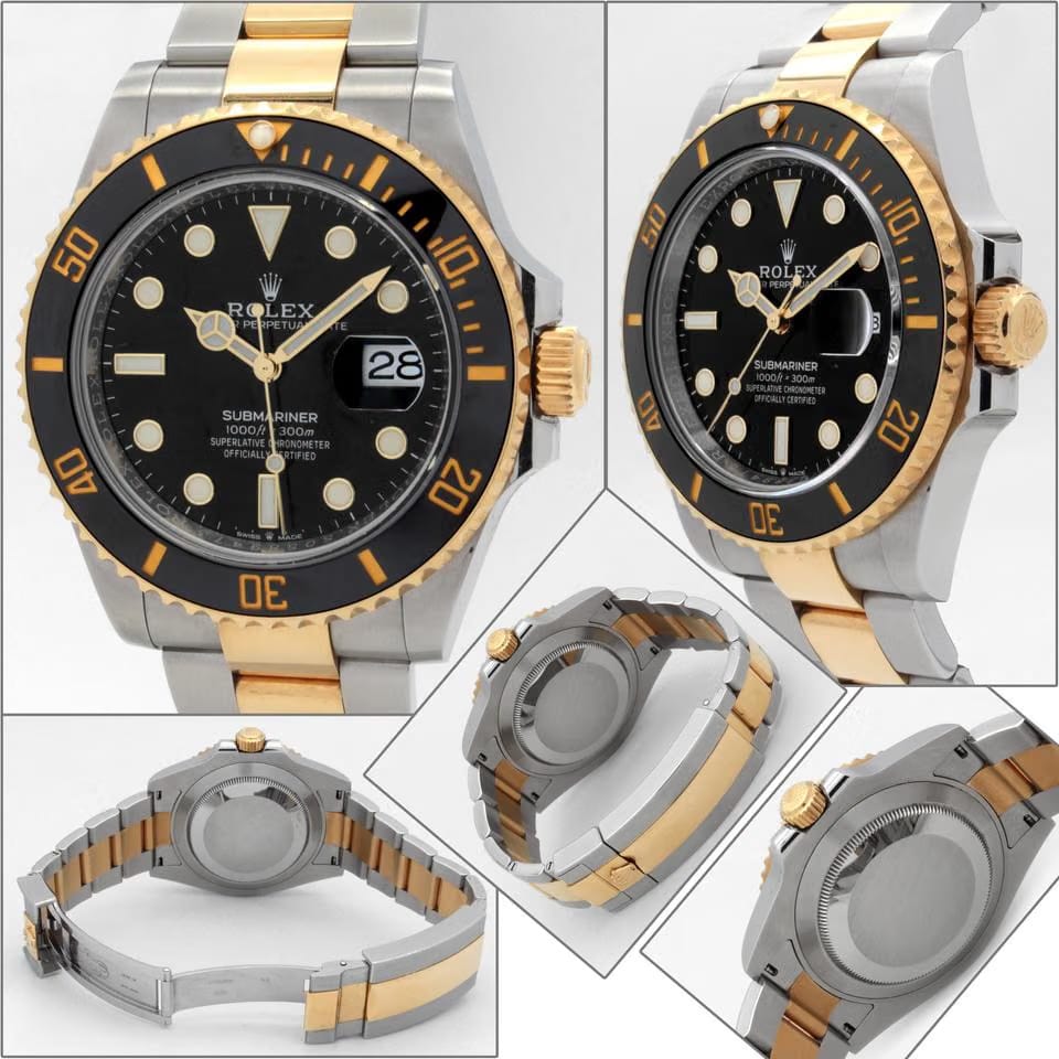 Rolex | Submariner | 126613LN | Gold/Steel | 41 mm | Gold/Steel | Black | Automatic