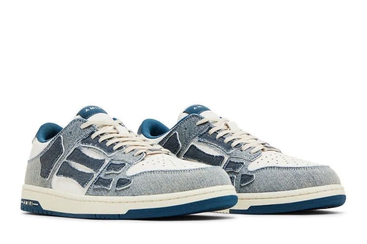 Amiri Skel Top Low Vintage Denim - Slate Blue