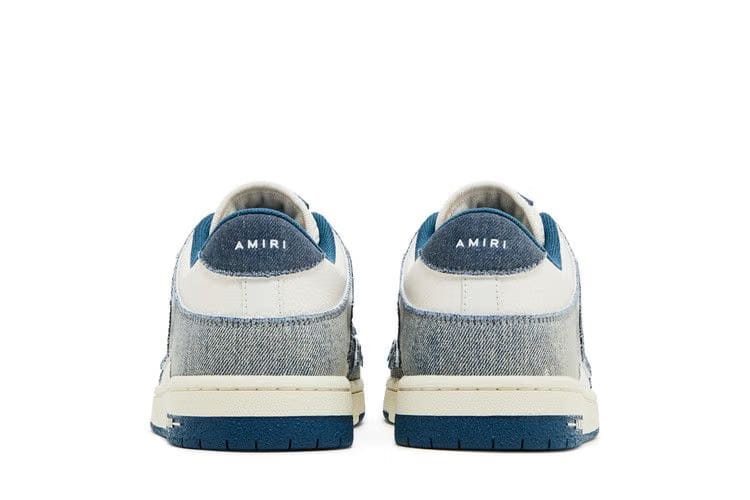Amiri Skel Top Low Vintage Denim - Slate Blue