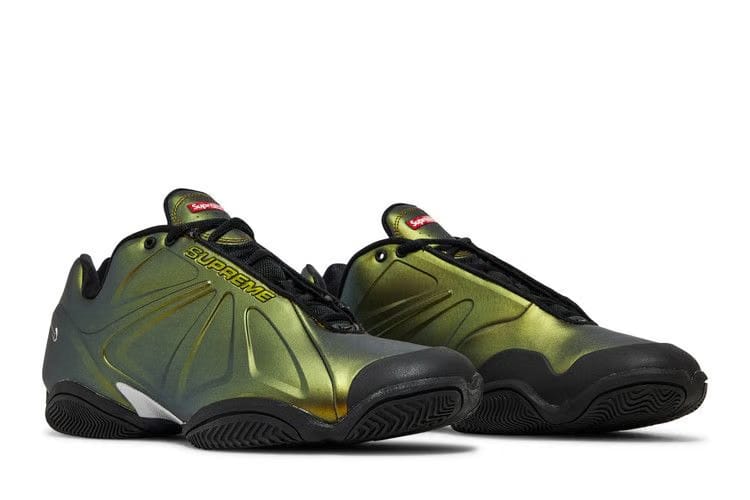 Supreme x Air Zoom Courtposite Metallic Gold