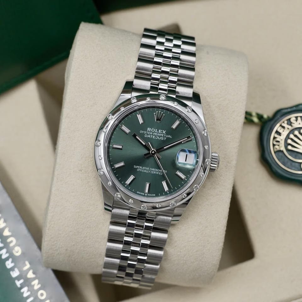 Rolex | Datejust | 278344RBR | Steel | 31 mm | Steel | Green | Automatic