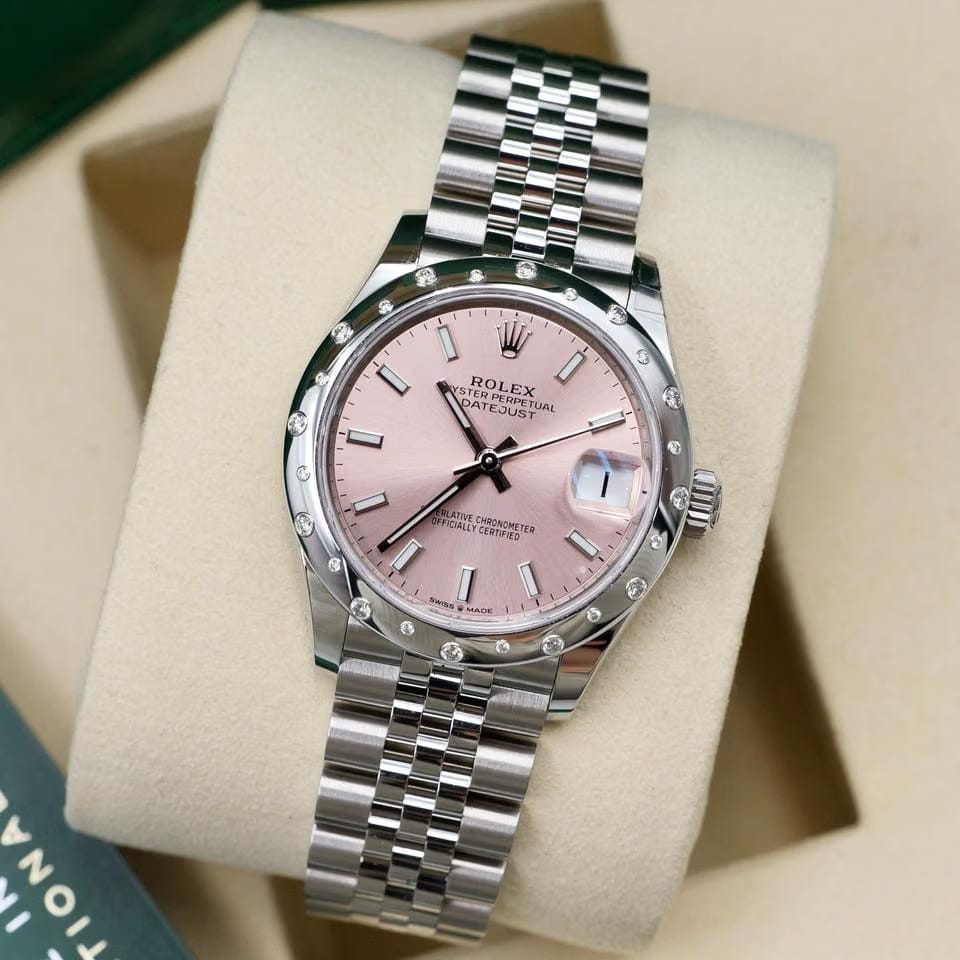 Rolex | Datejust | 278344RBR | Gold/Steel | 31 mm | Steel | Green | Automatic