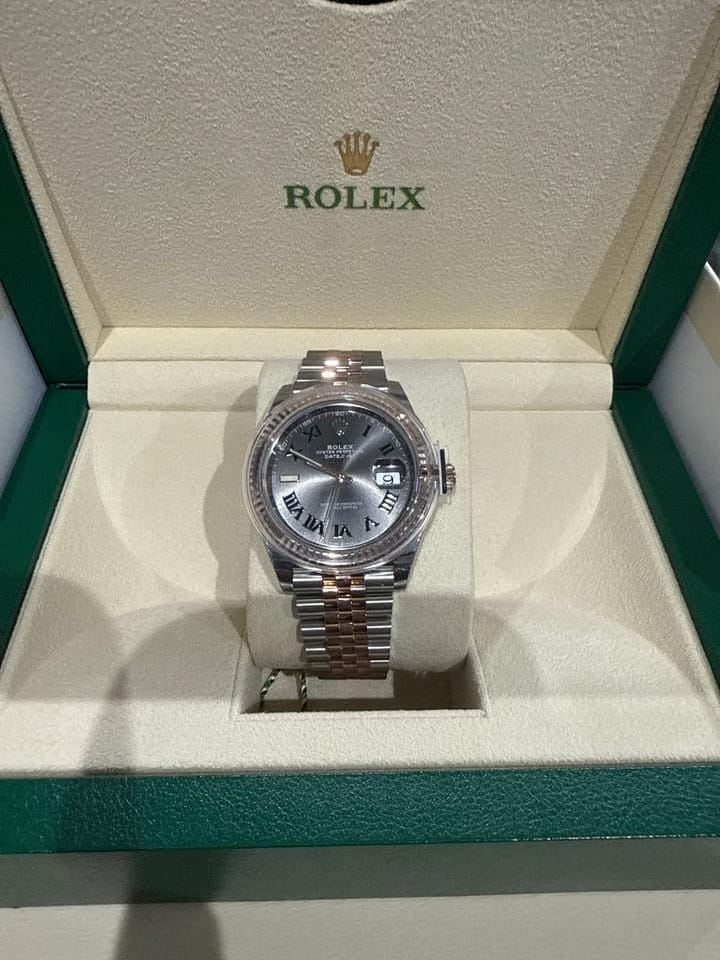 Rolex | Datejust | 126331 | Steel | 41 mm | Rose gold | Black | Automatic
