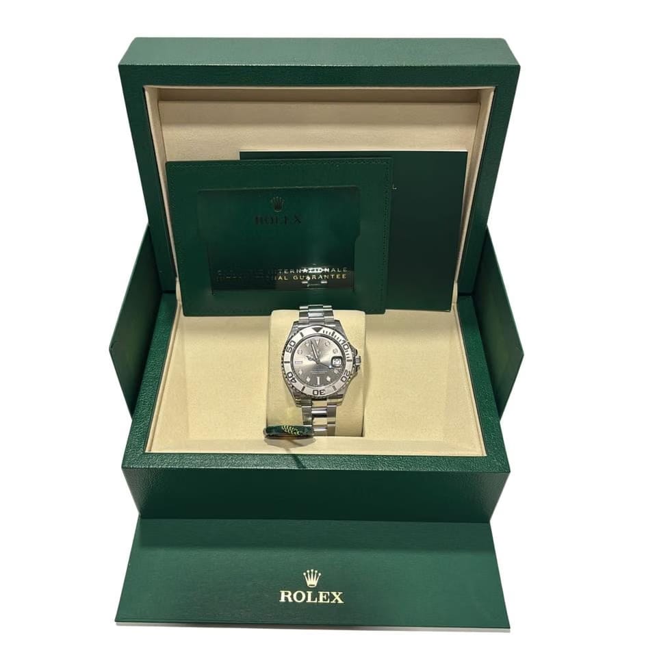 Rolex | Yacht-Master | 268622-0002 | Platinum | 37 mm | Grey | Automatic
