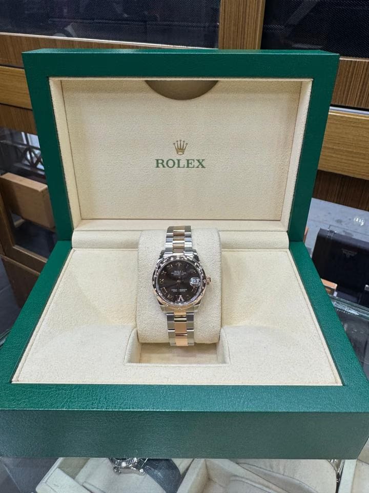 Rolex | Datejust | 178341 | Gold/Steel | 31 mm | Gold/Steel | Brown | Automatic