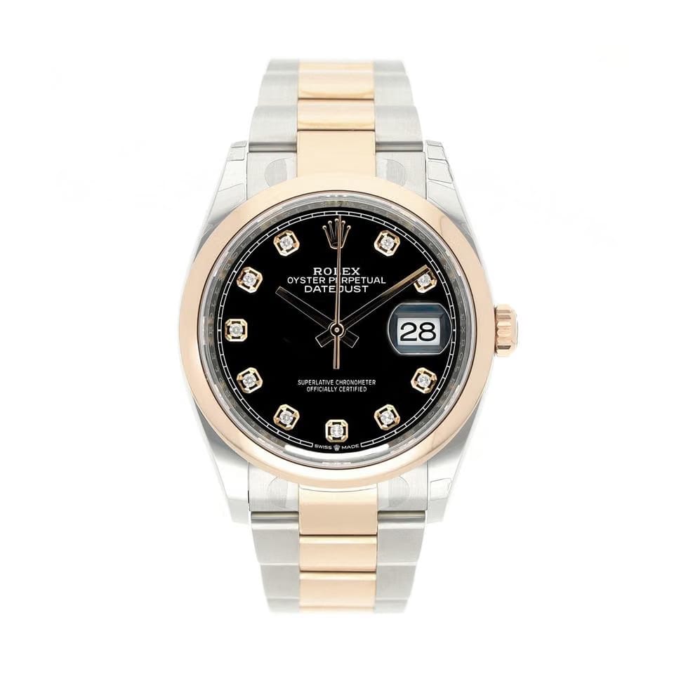 Rolex | Datejust | 126201 | Gold/Steel | 36 mm | Gold/Steel | Black | Automatic
