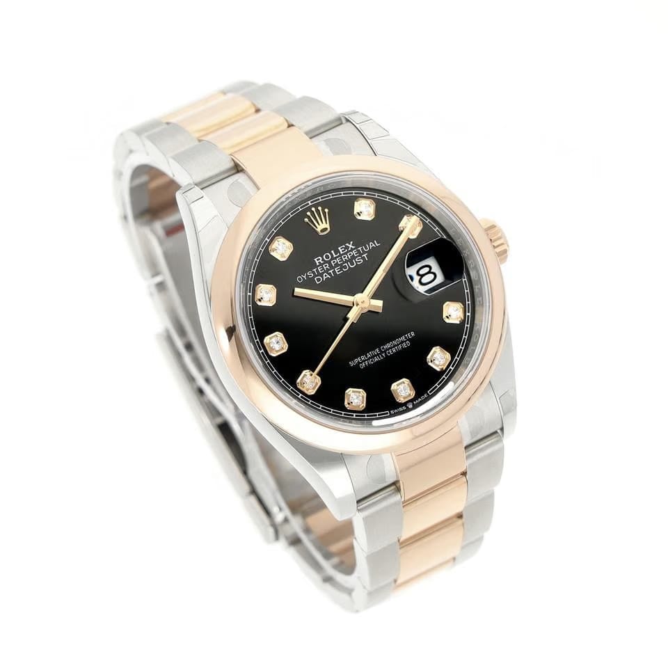 Rolex | Datejust | 126201 | Gold/Steel | 36 mm | Gold/Steel | Black | Automatic