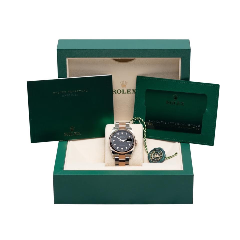 Rolex | Datejust | 126201 | Gold/Steel | 36 mm | Gold/Steel | Black | Automatic