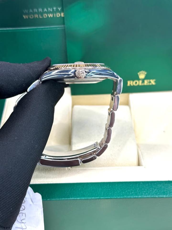 Rolex | Datejust | 126333 | Gold/Steel | 41 mm | Gold/Steel | Brown | Automatic