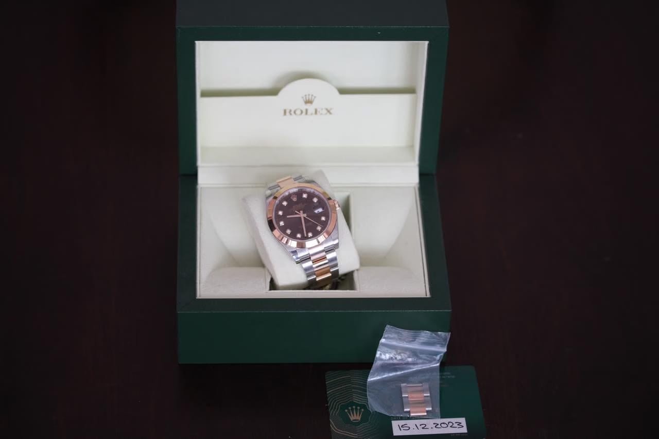 Rolex | Datejust | 126301 | Steel | 41 mm | Gold/Steel | Grey | Automatic