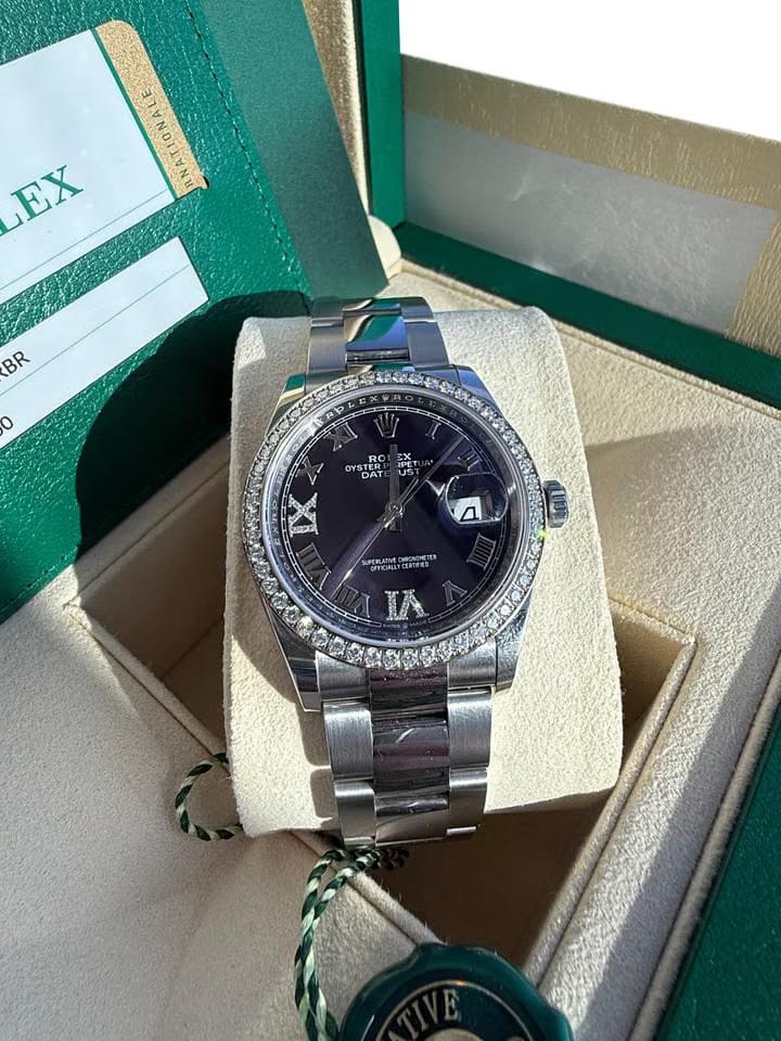 Rolex | Datejust | 126284RBR | Steel | 36 mm | Steel | Purple | Automatic