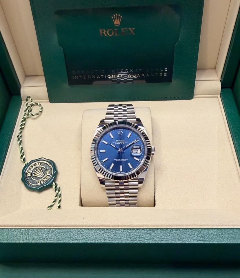 Rolex | Datejust | 126334 2026 New Unworn | Silver | 41 mm | Steel | Blue | Automatic