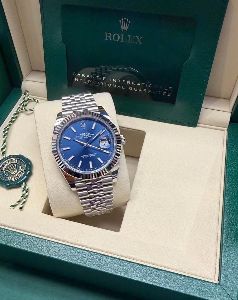 Rolex | Datejust | 126334 2026 New Unworn | Silver | 41 mm | Steel | Blue | Automatic