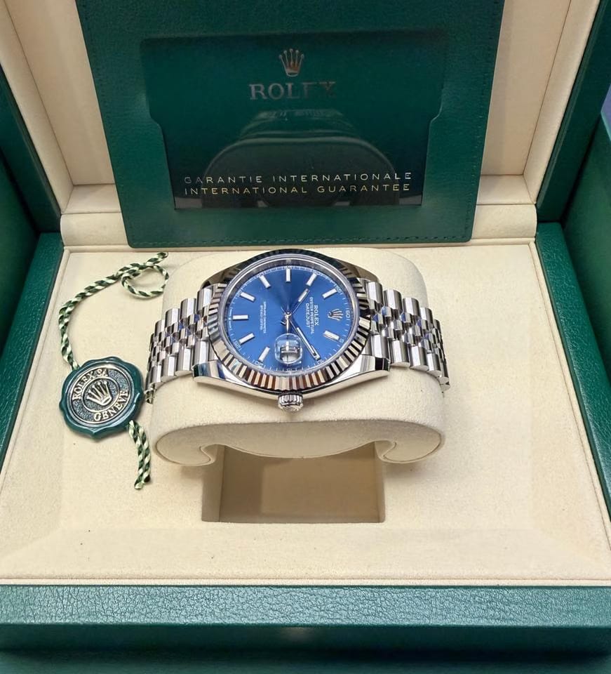 Rolex | Datejust | 126334 2026 New Unworn | Silver | 41 mm | Steel | Blue | Automatic