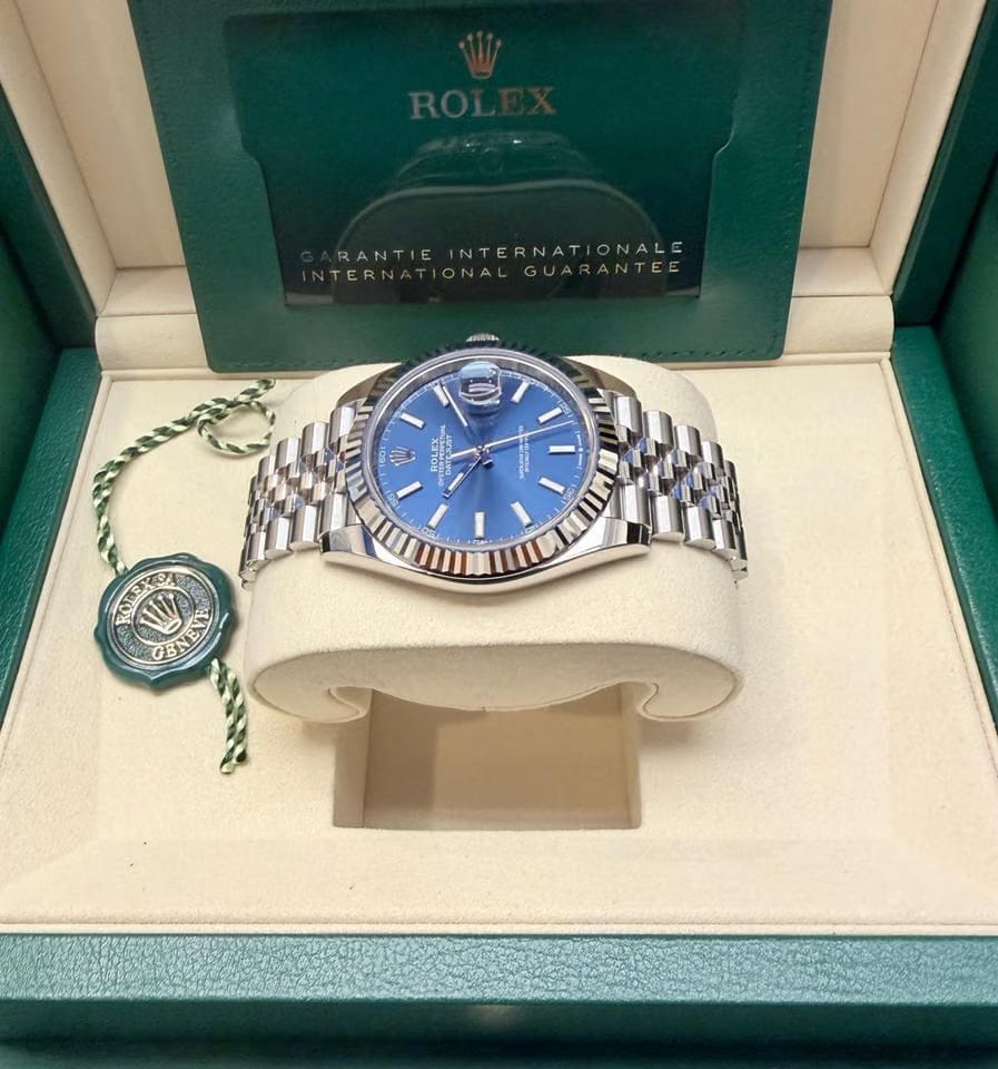 Rolex | Datejust | 126334 2026 New Unworn | Silver | 41 mm | Steel | Blue | Automatic