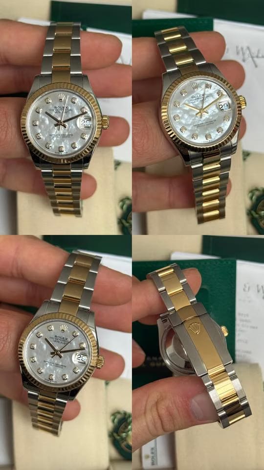 Rolex | Datejust | 278273 | Gold/Steel | 31 x 37 mm | Gold/Steel | Mother of pearl | Automatic