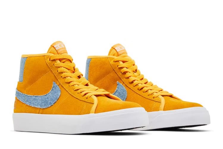 Grant Taylor x Zoom Blazer Mid Pro GT SB University Gold Denim