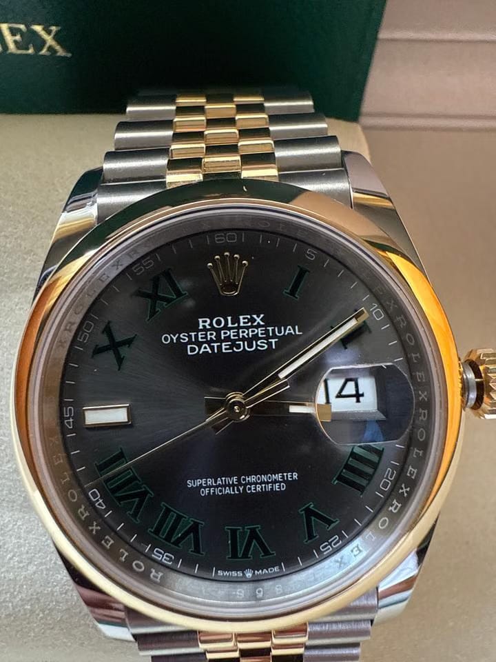 Rolex | Datejust | 126203 | Gold/Steel | 36 mm | Gold/Steel | Grey | Automatic
