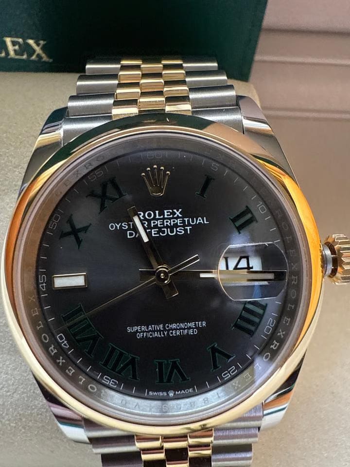Rolex | Datejust | 126203 | Gold/Steel | 36 mm | Gold/Steel | Grey | Automatic