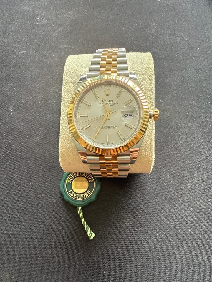 Rolex | Datejust | 126333 | Silver | 41 mm | Gold/Steel | Silver | Automatic