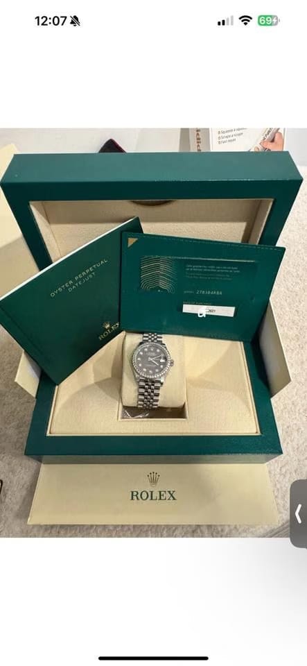 Rolex | Datejust | 278384RBR | Steel | 31 x 37 mm | Steel | Grey | Automatic