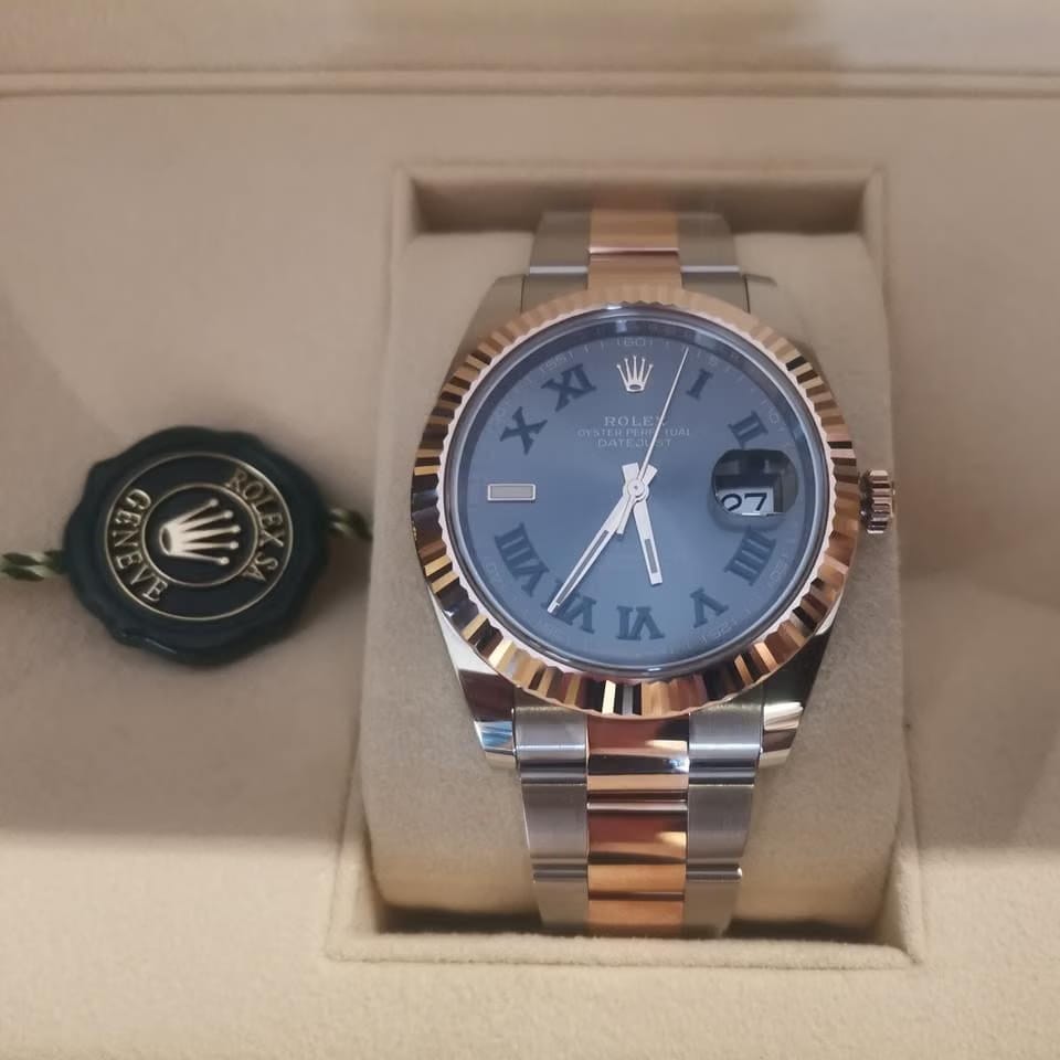Rolex | Datejust | 126331 | 41 mm | Gold/Steel | Green | Automatic