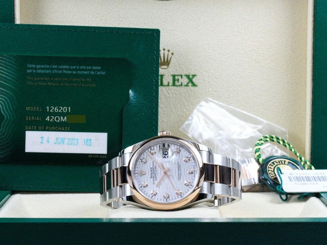 Rolex | Datejust | 126201 | Steel | 36 mm | Gold/Steel | Automatic
