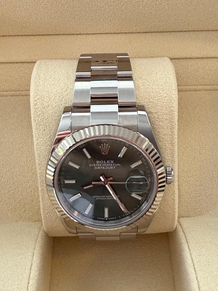 Rolex Datejust126334 Rolex datejust 41mm mint green fluted bezel oyster bracelet