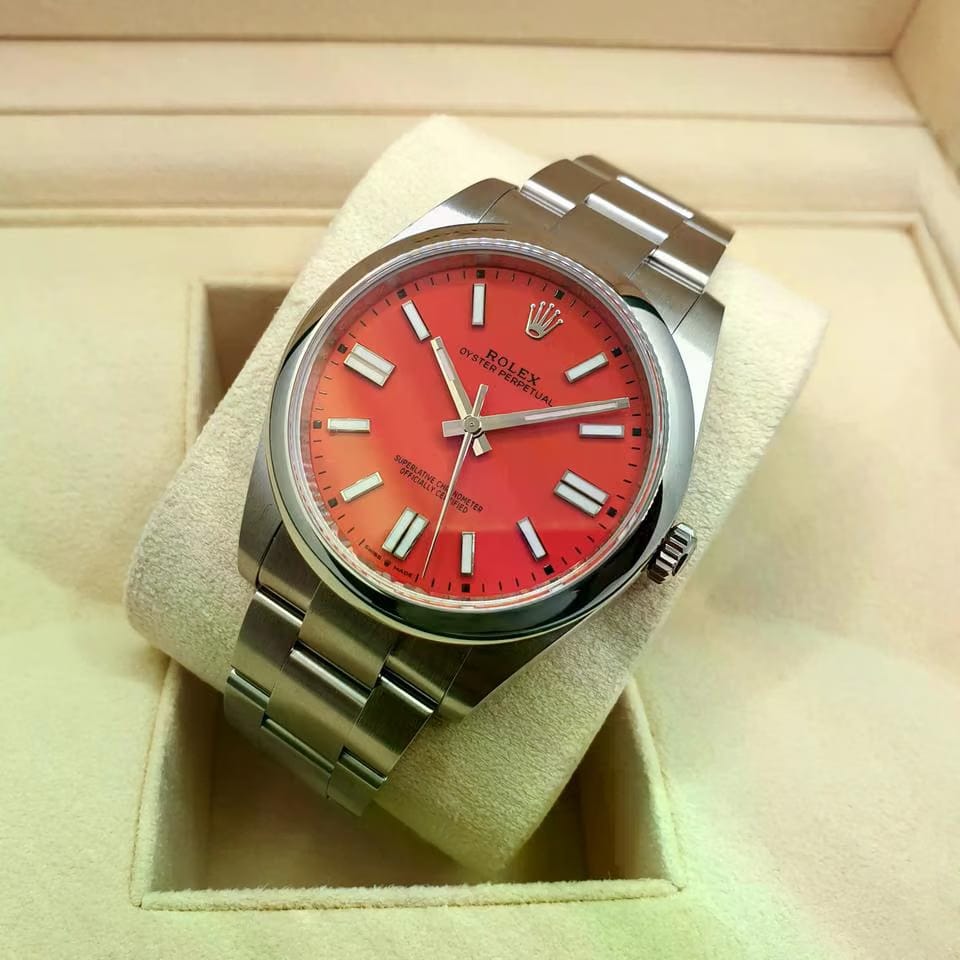Rolex | Oyster Perpetual | 124300 | Steel | 41 mm | Steel | Red | Automatic