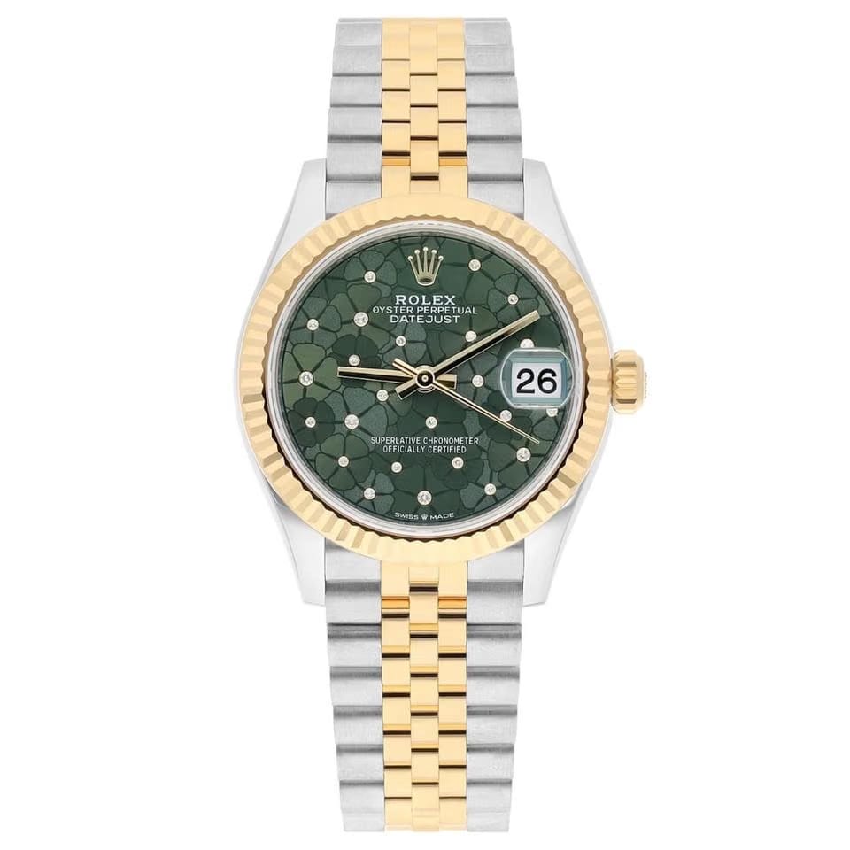 Rolex | Datejust | 278273-0032 | 31 mm | Gold/Steel | Green | Automatic