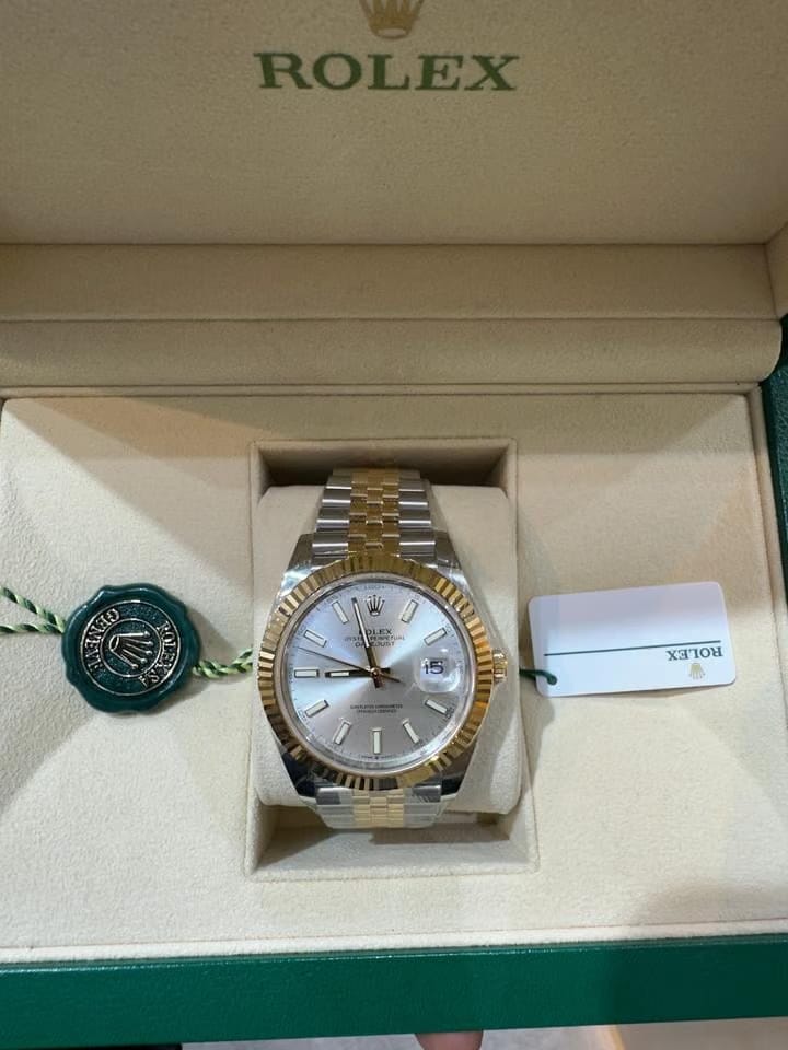 Rolex | Datejust | 126333-0002 | Gold/Steel | 41 mm | Gold/Steel | Silver | Automatic
