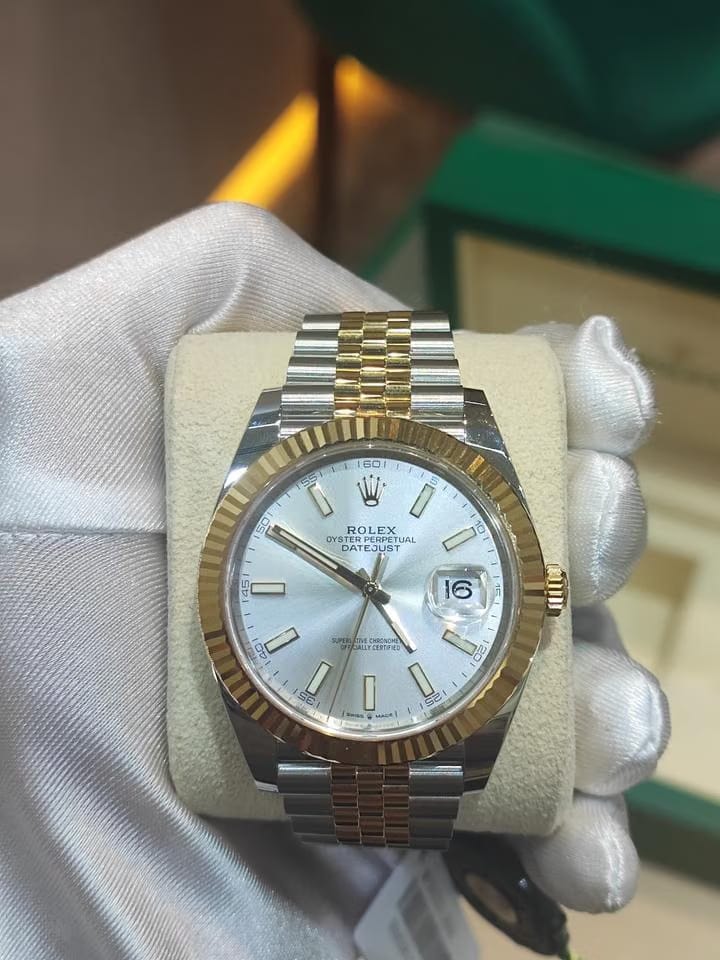Rolex | Datejust | 126333-0002 | Gold/Steel | 41 mm | Gold/Steel | Silver | Automatic