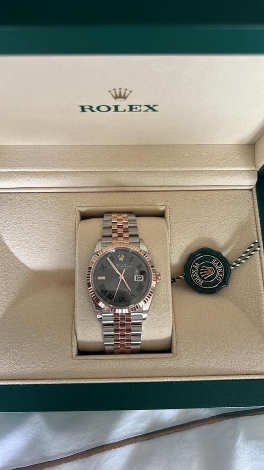 Rolex | Datejust | 126231 | Rose gold | 36 x 44 mm | Rose gold | Automatic