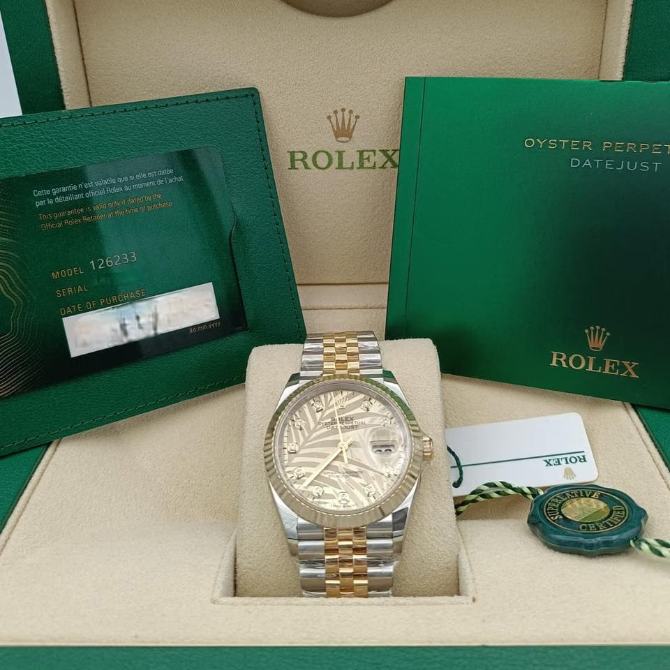 Rolex | Datejust | 126233 | Steel | 36 mm | Gold/Steel | Gold | Automatic