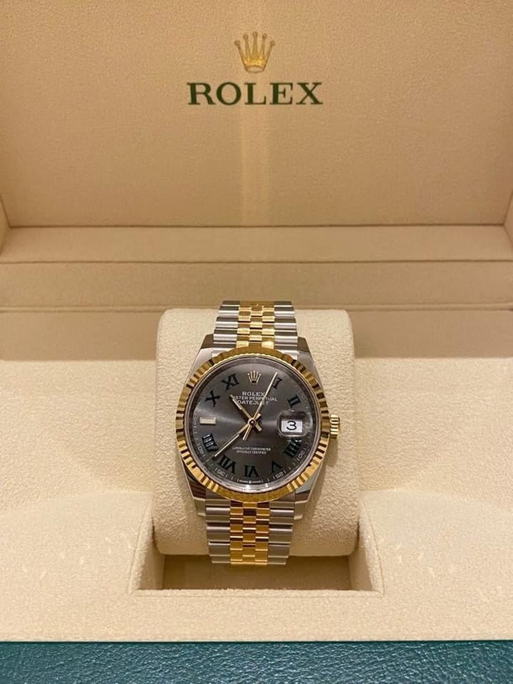 Rolex | Datejust | 126233 | Steel | 36 mm | Gold/Steel | Silver | Automatic