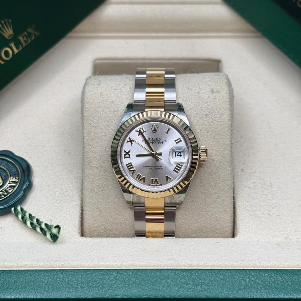 Rolex | Datejust | 279173 | Yellow gold | 28 mm | Gold/Steel | Silver | Automatic