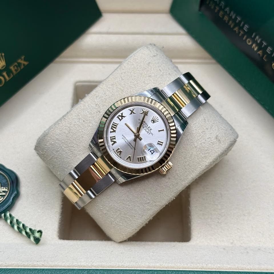 Rolex | Datejust | 279173 | Yellow gold | 28 mm | Gold/Steel | Silver | Automatic