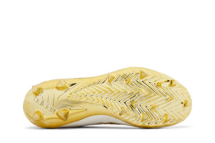 Adizero Cleats White Gold Metallic
