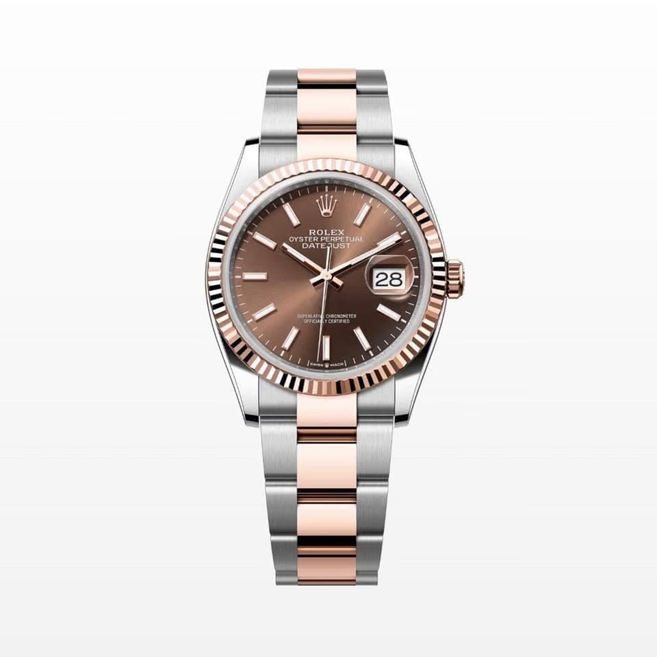 Rolex | Datejust | 126231 | Gold/Steel | 36 x 44 mm | Gold/Steel | Brown | Automatic