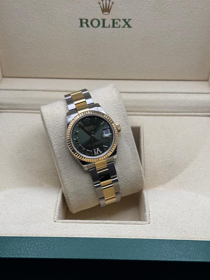 Rolex | Datejust | 278273 | Gold/Steel | 31 x 37 mm | Gold/Steel | Green | Automatic