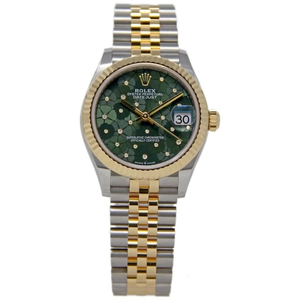 Rolex | Datejust | 278273 | 31 mm | Gold/Steel | Green | Automatic