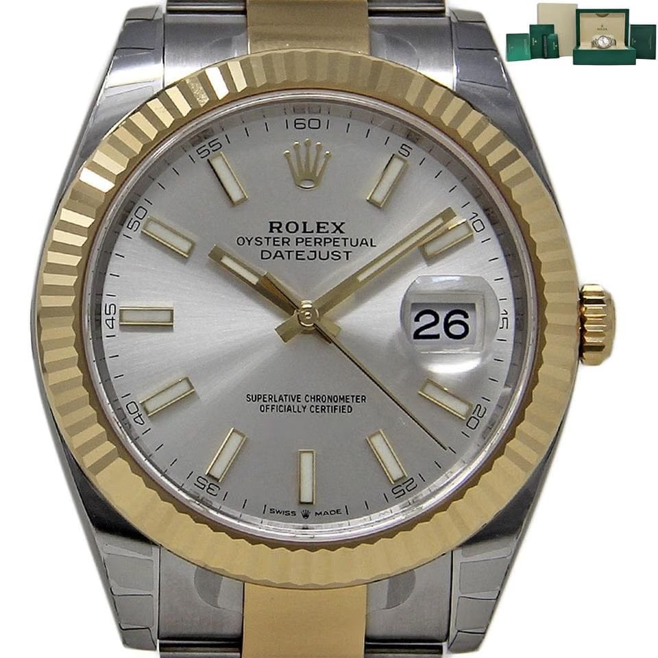 Rolex | Datejust | 126333 | Steel | 41 mm | Gold/Steel | Silver | Automatic