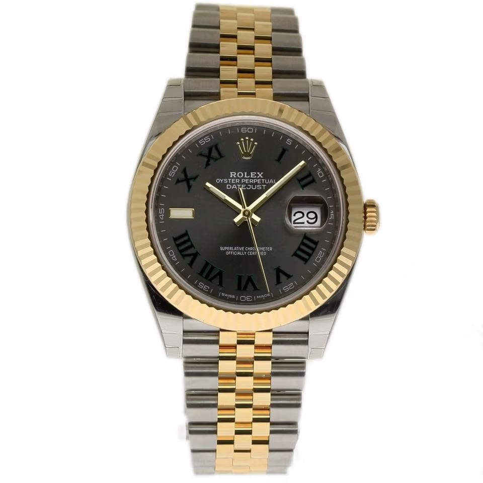 Rolex | Datejust | 126333 | Steel | 41 mm | Gold/Steel | Green | Automatic