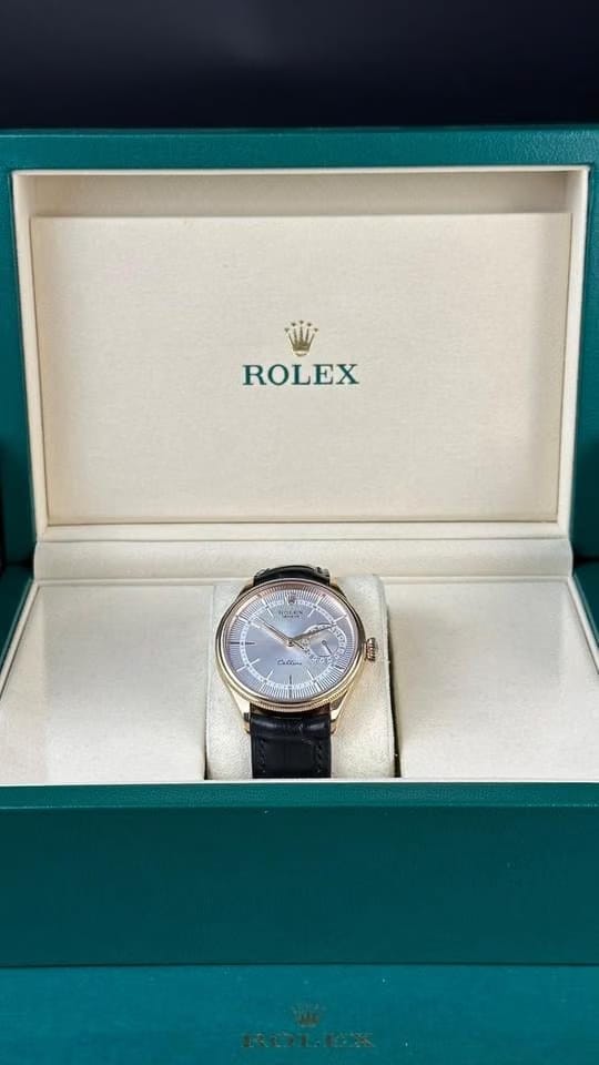 Rolex | Cellini | 50515 | Rose gold | 39 mm | Silver | Automatic