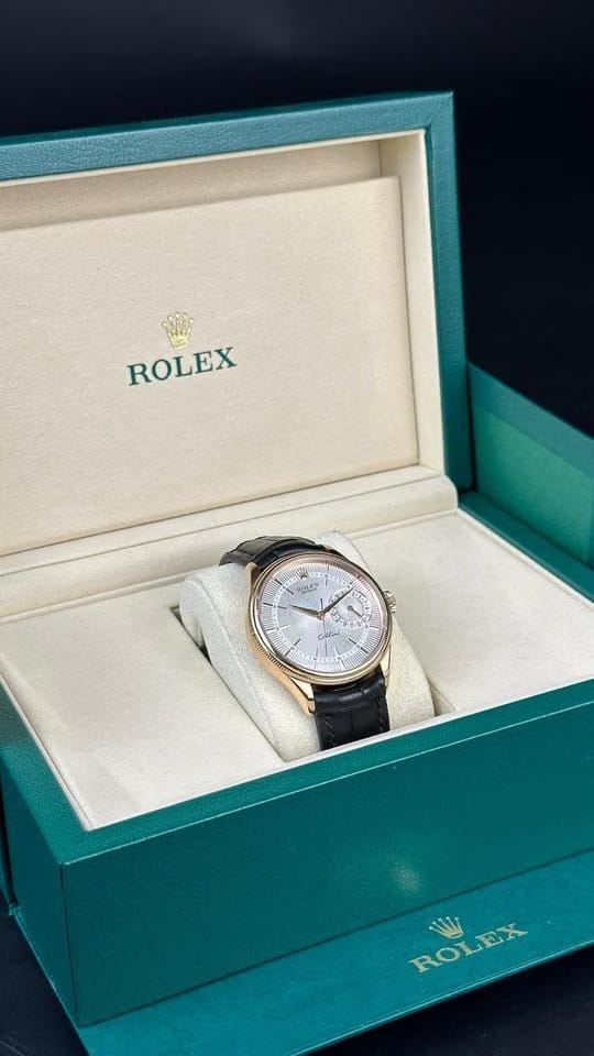 Rolex | Cellini | 50515 | Rose gold | 39 mm | Silver | Automatic